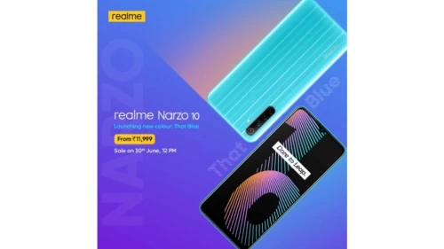 Realme Narzo 10 'That Blue' colour option launched in India