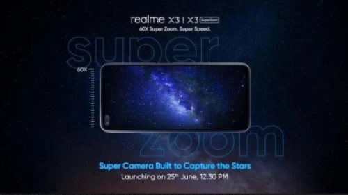 Realme X3, Realme X3 SuperZoom phones to launch in India on June 25