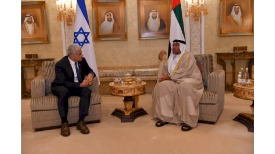 Israeli PM meets UAE FM to mark 2nd anniversary of diplomatic ties - Jerusalem News