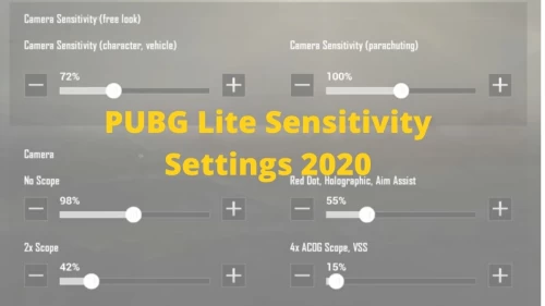 PUBG Mobile Lite - Best PUBG Lite Sensitivity Settings 2020