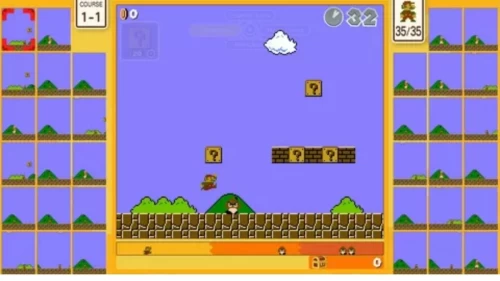 Super Mario Bros 35 - How to unlock levels in Super Mario 35?