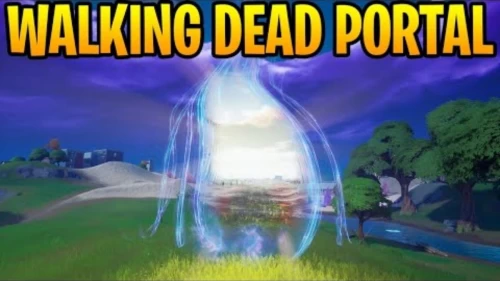 Where is The Walking Dead Portal in Fortnite: Fortnite Walking Dead Skins, Fortnite New Walking Dead Update, The Fortnite The Walking Dead Update