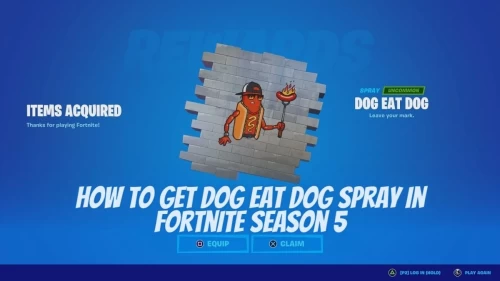 How to Get Dog Eat Dog Spray in Fortnite Season 5: Dog Eat Dog Spray, Code, Dog Eat Dog India Codes, and More Details!