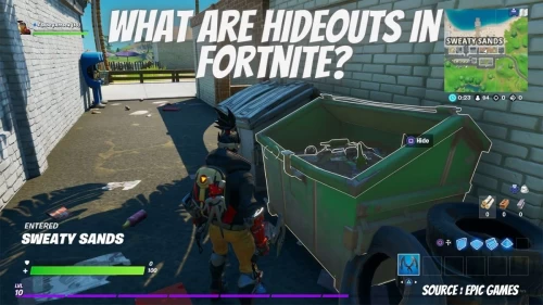 What are Hideouts in Fortnite? and Where to Find and What are they?