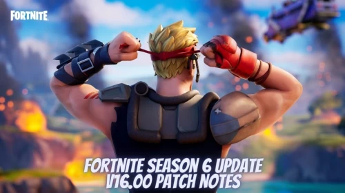 Fortnite Season 6 Update v16.00 Patch Notes, Release time, File Size, and More!