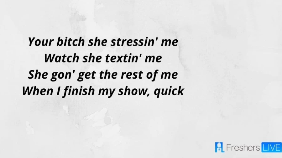 why you texting me your girl she stressing me Lyrics - Lil Taco