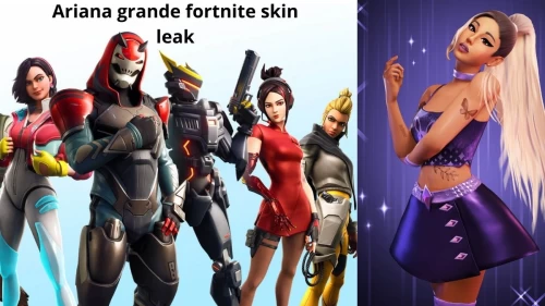 Ariana Grande Skin Fortnite, Concept and Ariana Grande Fortnite Skin Leak