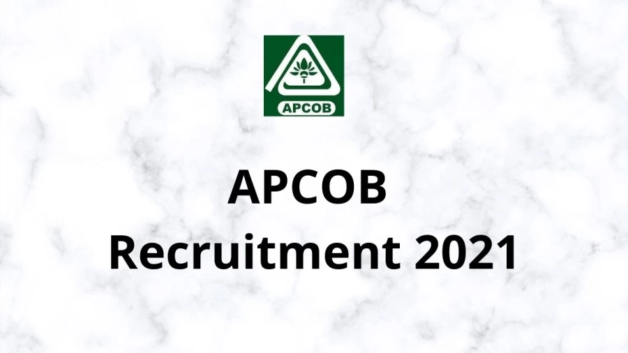 APCOB Recruitment 2021 Vacancies Notification Released at apcob.org 2021, Apply Here