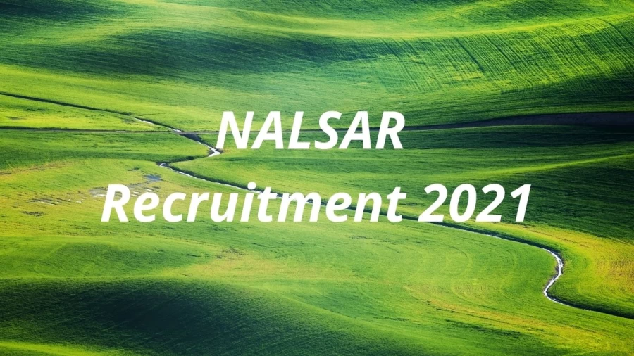 NALSAR Research Assistant Recruitment Notification 2021 - 50,000 Salary - Apply Now