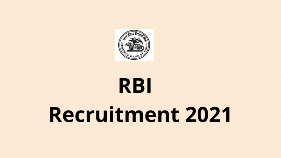 RBI Recruitment 2021 Vacancies Notification Released at rbi.org.in 2021, Apply Here