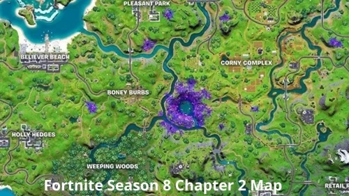 Fortnite Season 8 Chapter 2 Map: New POIs, Skins, Changes and Concept of Fortnite Chapter 2 Season 8 Map