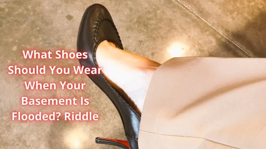 What Shoes Should You Wear When Your Basement Is Flooded? Riddle: Check The Answer And Explanation