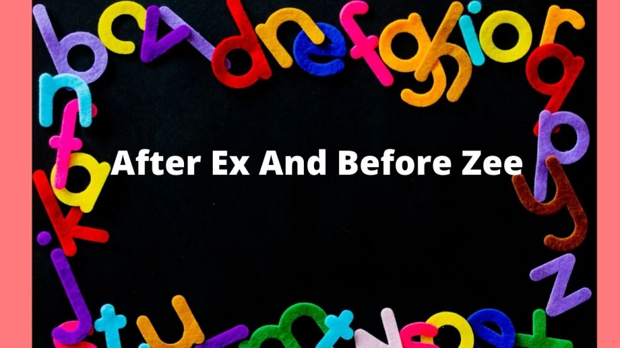 After Ex And Before Zee, Get To Know The Clues Of After Ex And Before Zee Crossword