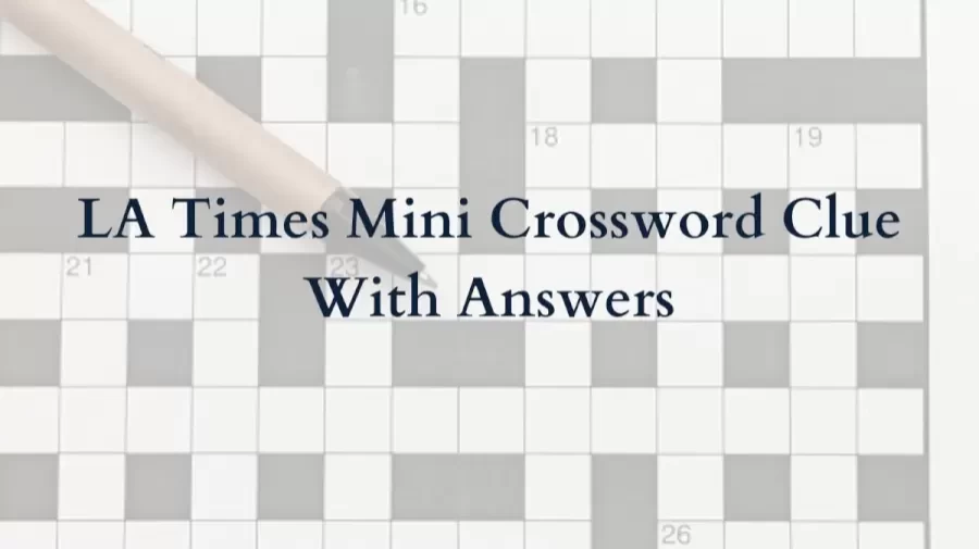 Gels Crossword Clue LA Mini