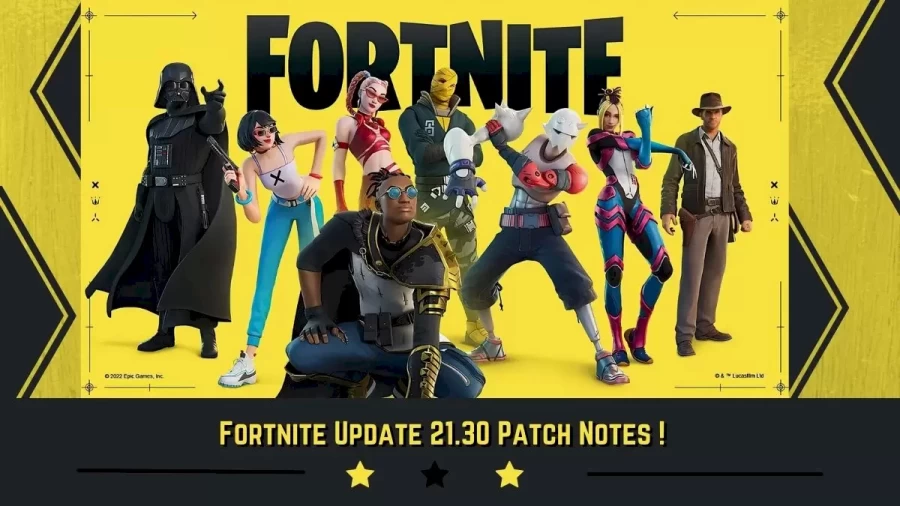 Fortnite Update 21.30 Patch Notes, Size, Map, Game Modes, Other Features