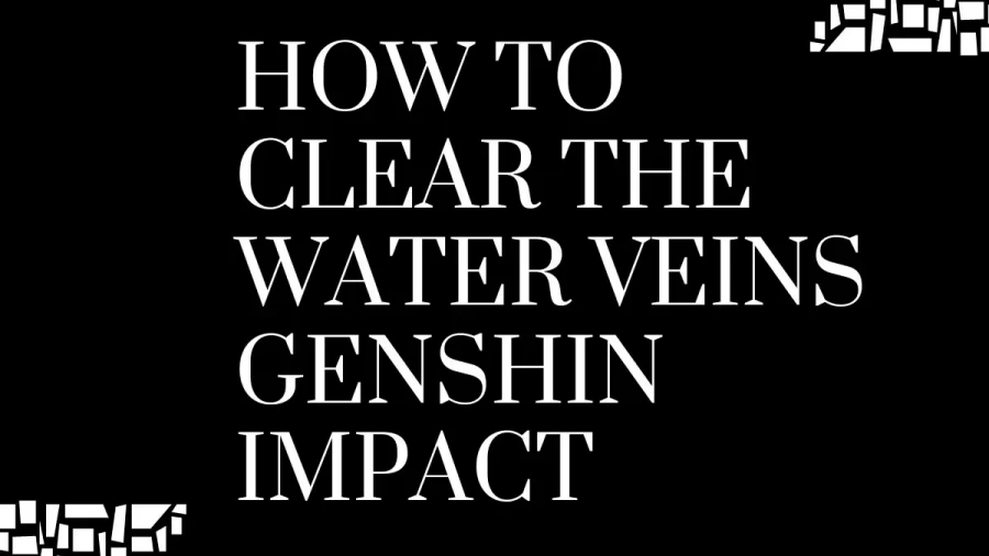 How To Clear The Water Veins Genshin Impact, How To Find The Water Veins?