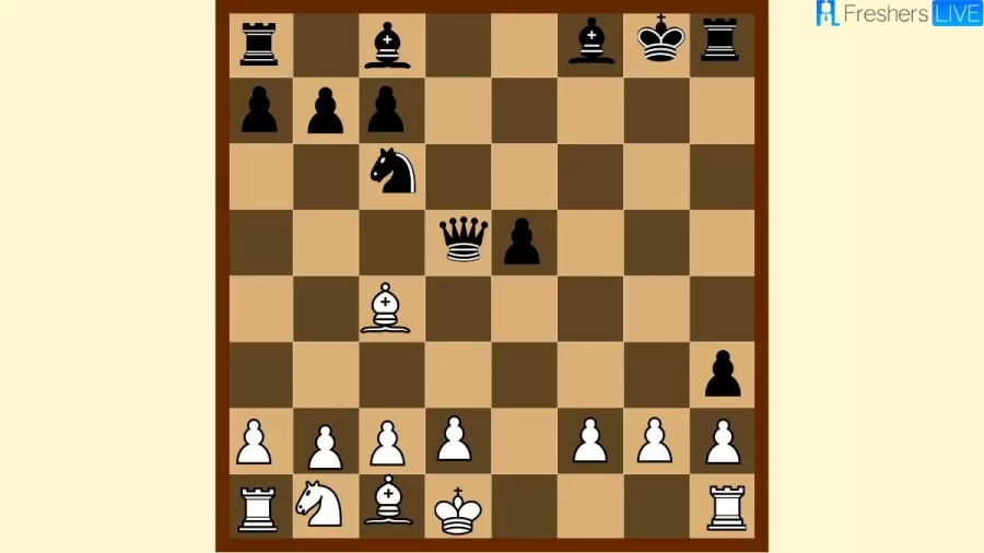 Brain Teaser IQ Test - How Can You Achieve Checkmate In Just 2 Moves? White To Move Chess Puzzle