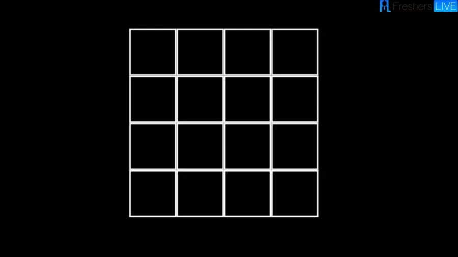 Brain Teaser To Test Your Eyes - Can You Count How Many Squares Are There In This Picture?