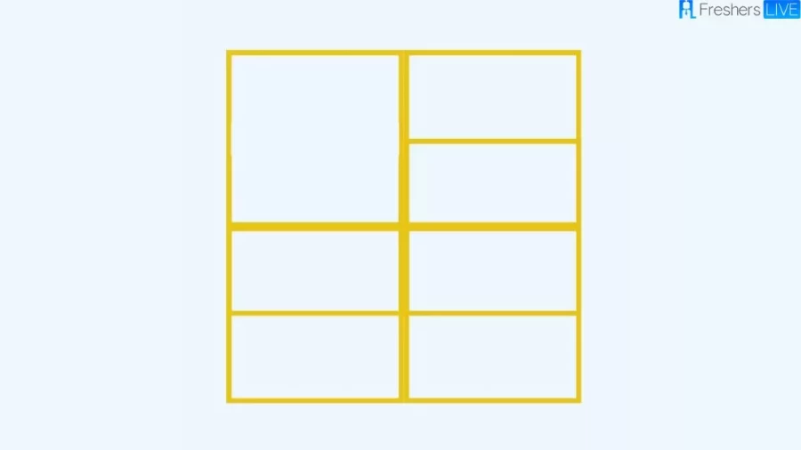 Can You Count The Numbers Of Rectangles In This Image? Explanation And Solution To This Optical Illusion