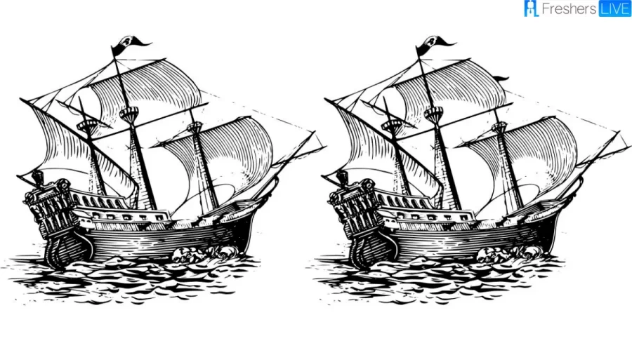 There 3 Major Differences Between These Two Ships, Can You Spot Them In This Brain Teaser Picture Puzzle?