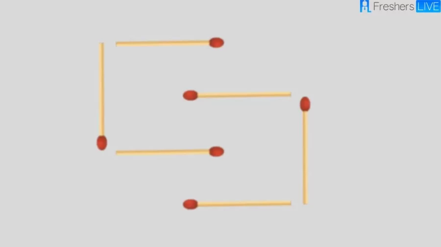 This Brain Teaser Matchstick Puzzle Has 2 C With One Normal And One Flipped, Can You Move Two Matchsticks To Create Two Identical Triangles?