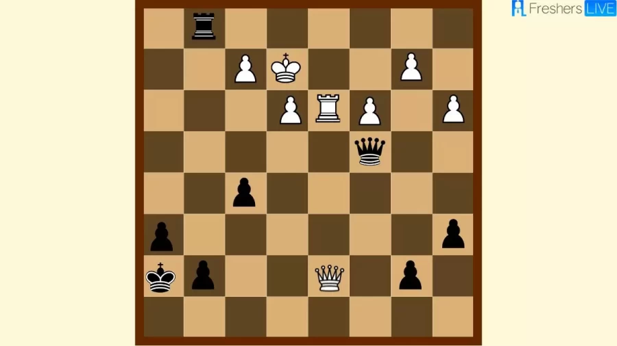 Tricky Brain Teaser For Genius Minds - Can You Solve This Tricky Black To Move And Checkmate In Two Moves Puzzle?