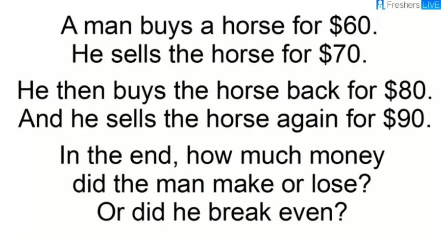 Viral Horse Math Riddles: Adults Are Arguing About The Viral Horse Riddle The Correct Answer Explained