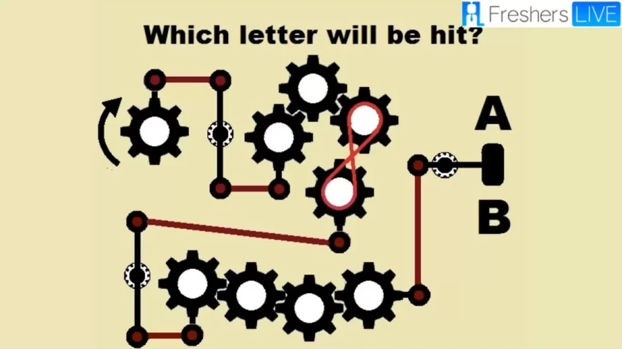 Brain Teaser IQ Test - Which Letter Will Be Hit First?