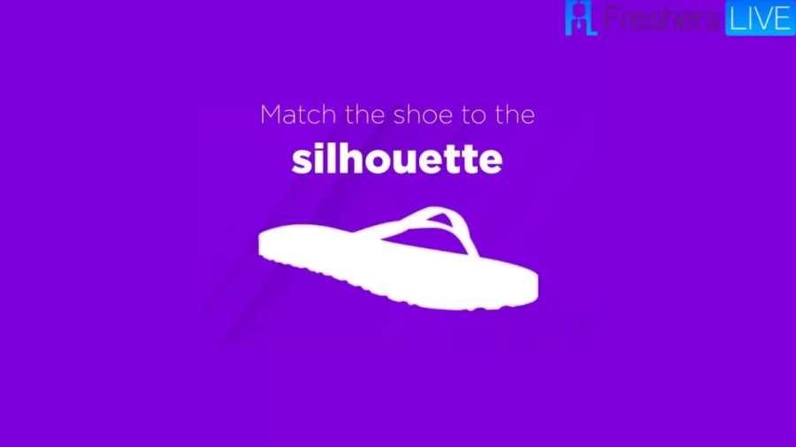 Brain Teaser Visual Puzzle: Match The Shadow To The Slipper