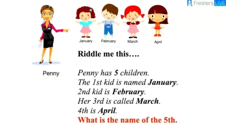 Brain Teaser IQ Test: Can You Answer The Penny Has 5 Children Riddle?