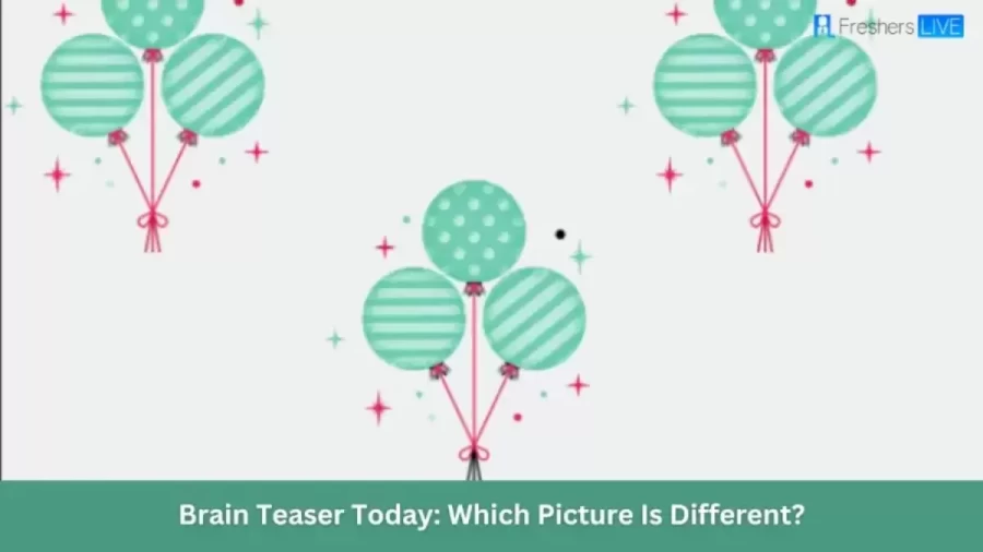 Brain Teaser to Test Your Vision: Which Picture Is Different?