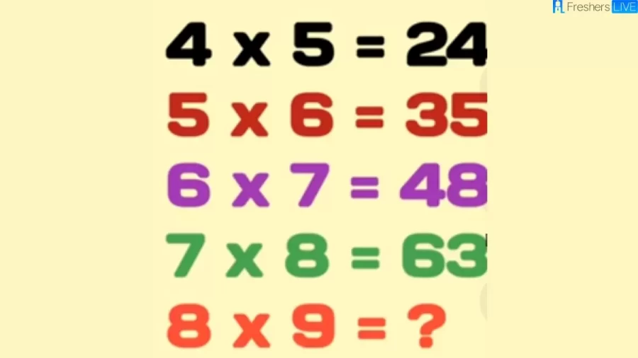 Math Reasoning Brain Teaser Test for Genius