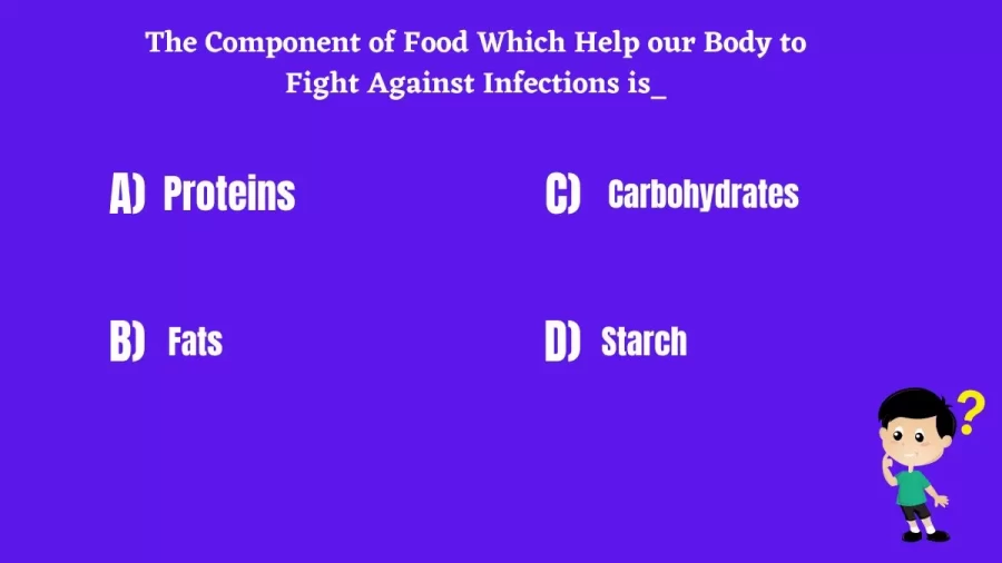 The Component of Food Which Help our Body to Fight Against Infections is_