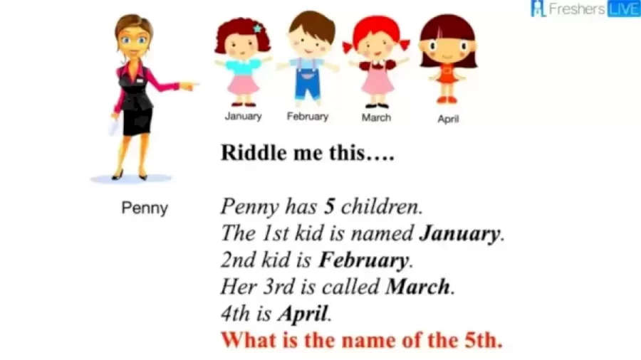 Brain Teaser: Can You Answer The Penny Has 5 Children Riddle?