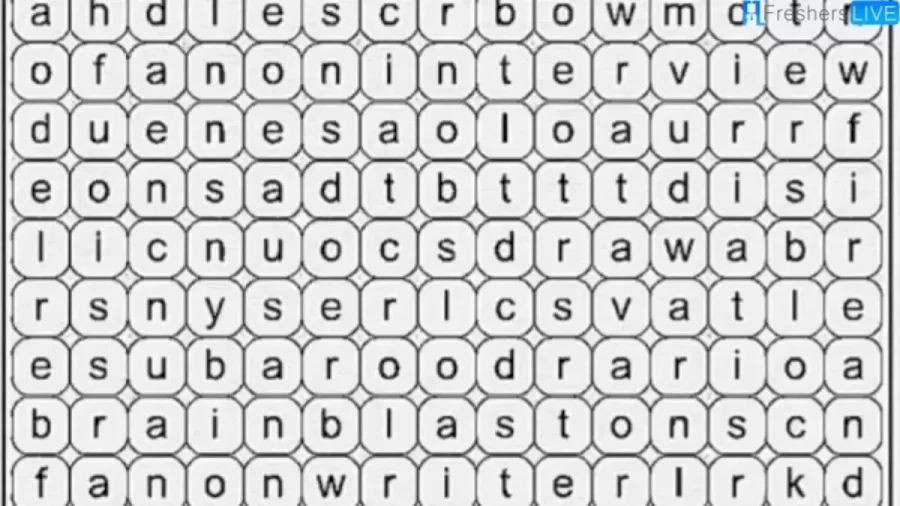 Brain Teaser Word Search: Can You Find Fire and Ice within 15 Seconds?