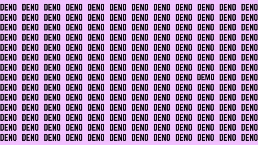 Observation Brain Test: If you have Sharp Eyes Find the Word Demo in 13 Secs